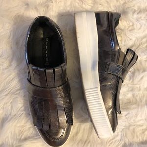 Steve Madden Platinum Platform Sneakers
